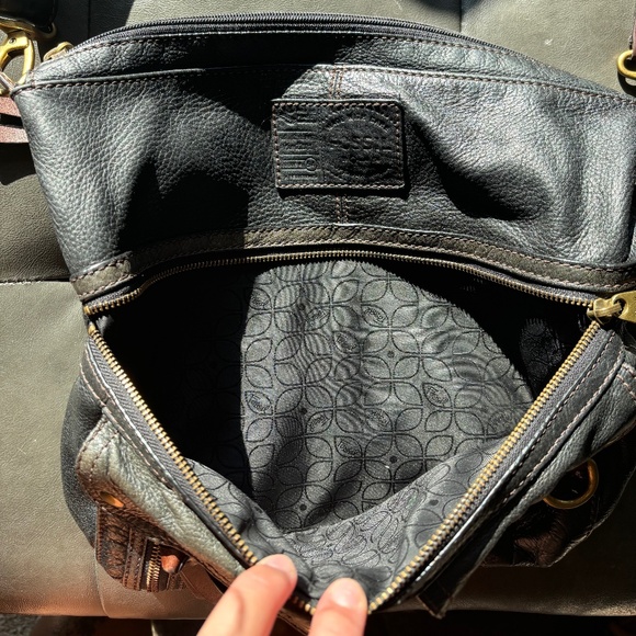 Vintage Fossil No. 54 Leather Bag - Picture 4 of 6